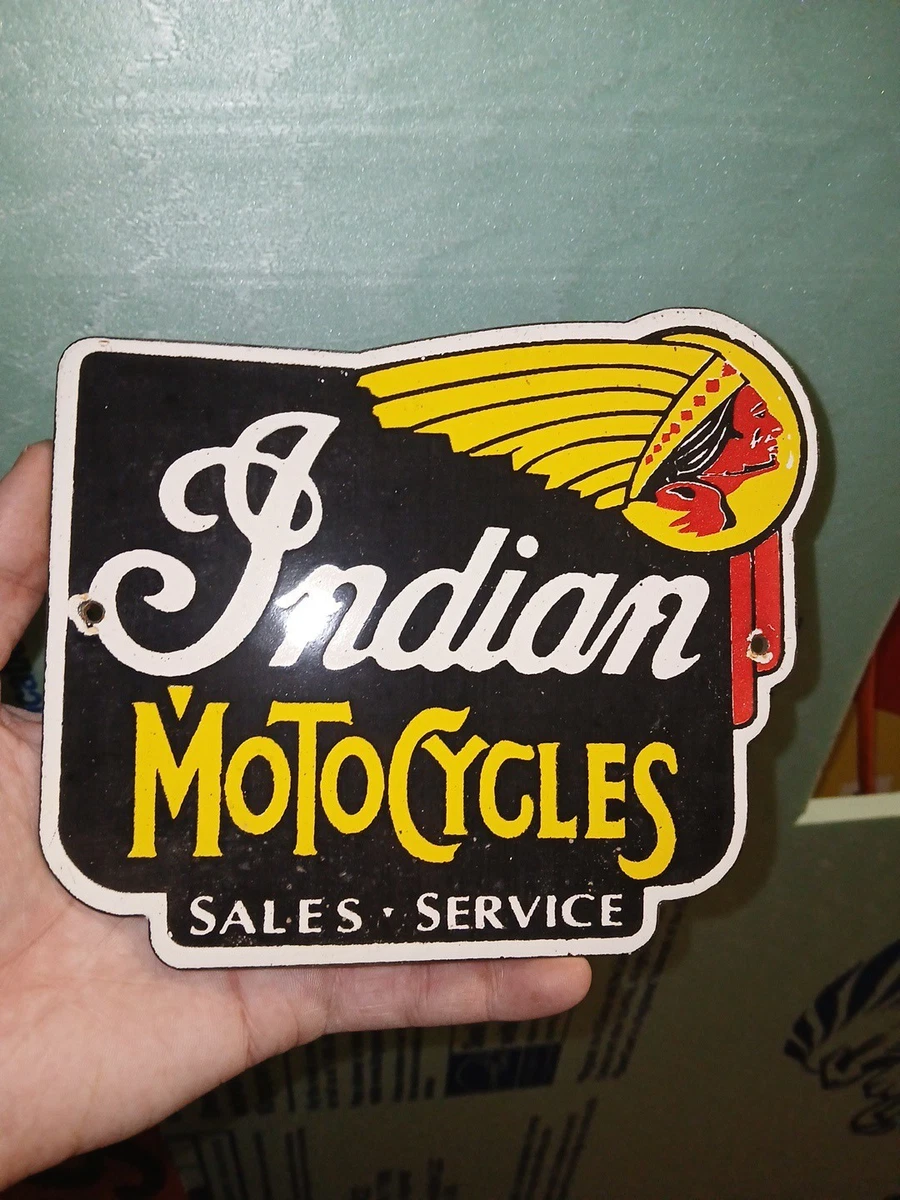 Indian Motorcycle Sign In Original Advertising Signs (1930-1969