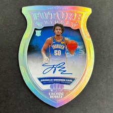 2021-22 Panini Crown Royale Future Kings Rookie Auto Jeremiah Robinson-Earl /49