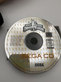 Mighty Morphin Power Rangers Sega CD Video Game, 1995 Complete CIB W/ Reg Card