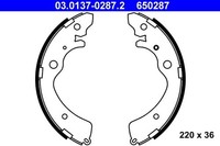 ATE Bremsbackensatz Hinten Passend FüR Suzuki 03.0137-0287.2