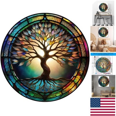 Adult-Friendly Tree of Life Diamond Painting Kit   Full Round Drill 12x12 Inch