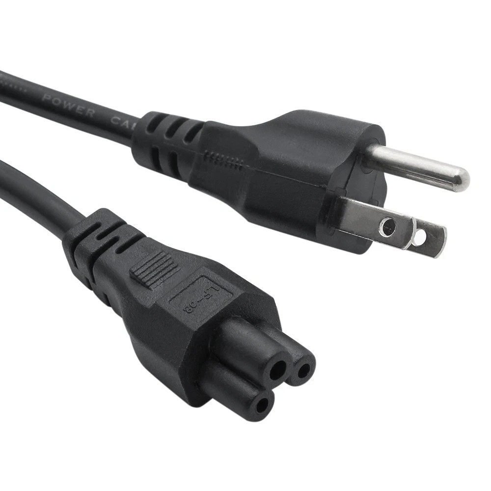 NEW 6 Feet 3 Prong AC Mickey Power Cord Cable for Dell Toshiba HP ASUS Laptop