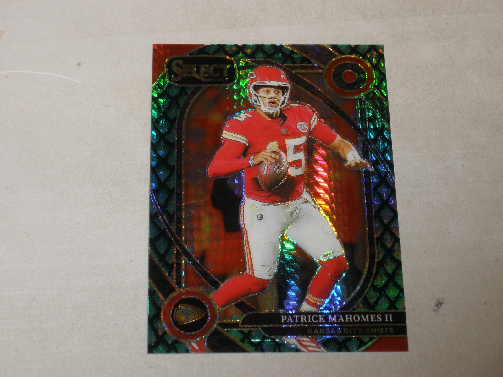 2024 Panini Select Dragonscale Prizm #223 Patrick Mahomes II 22/81