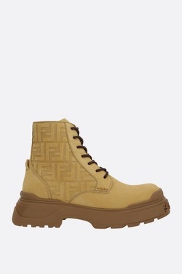 FENDI $1350 Ochre Force Light Boots New & Authentic