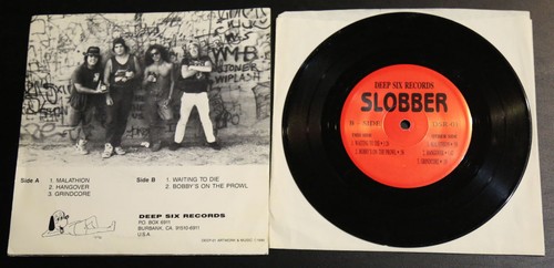 SLOBBER GRUNGE 45 DEEP SIX RECORDS NMINT/EXC condition SUPER RARE!!!!! - Picture 2 of 2