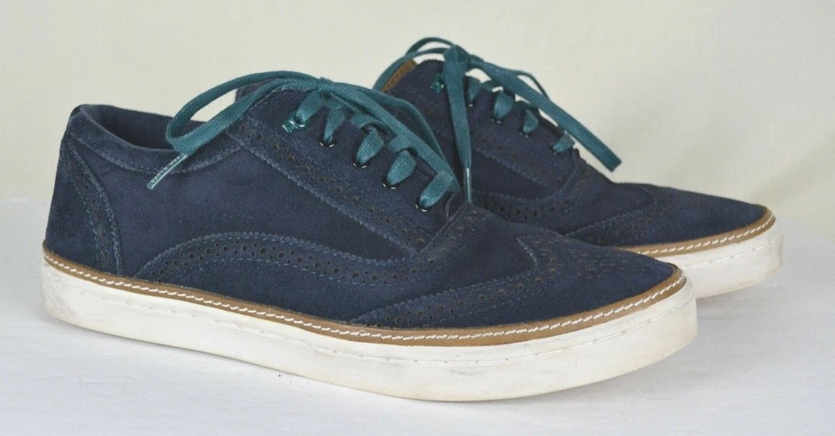 Navy blue shop dress sneakers