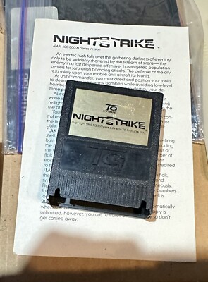NIGHTSTRIKE Atari 400/800/XL/XE Game cartridge + Manual | eBay