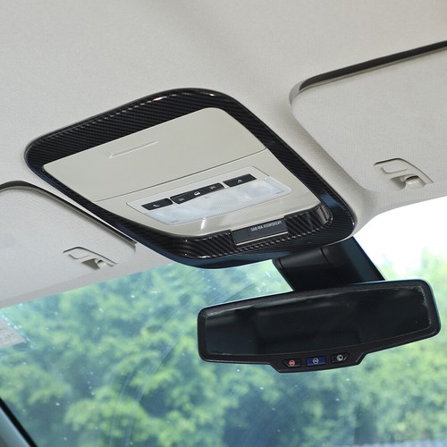 Carbon Fiber Front Rear Reading Light Lamp Trim For Chevy Colorado/CANYON 2011+ - Imagen 7 de 12