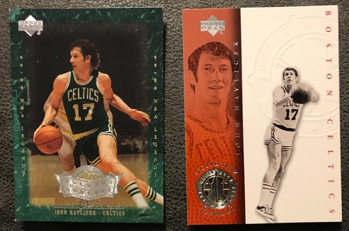 Carte John Havlicek - 1999-00 Upper Deck NBA Legends #79, 2000 giocatori UD #P8 - Foto 1 di 2