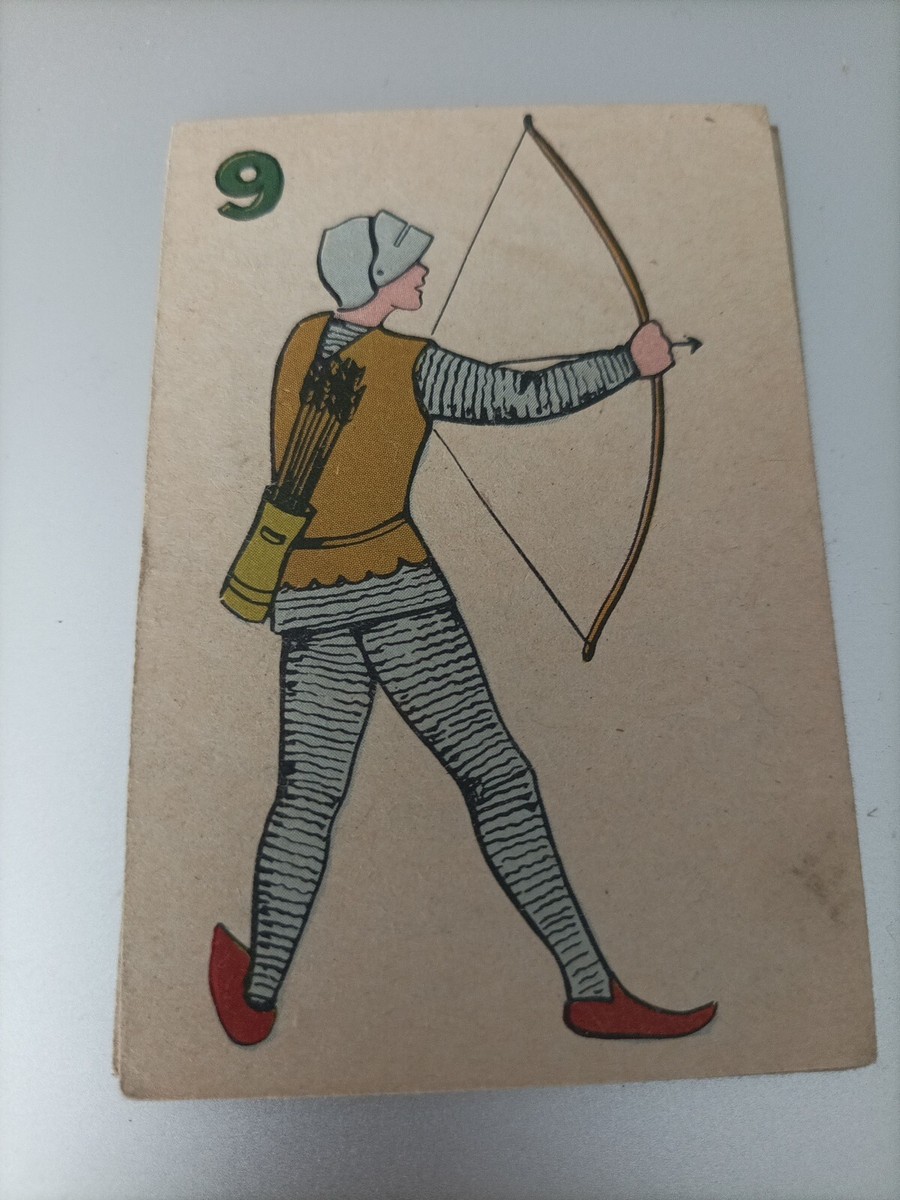 Très Ancien Jeu De Bataille – 40 Cartes – Générique