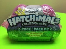 Hatchimals Colleggtibles Glittering Gardens Surprise Egg Carton 2Pk Sparkly U15
