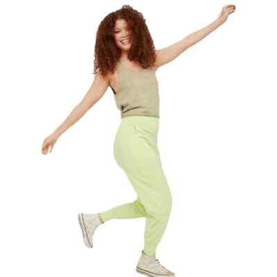 Offline by Aerie Real Me Jogger High Rise Relaxed Legging Sharp Green Sz M 