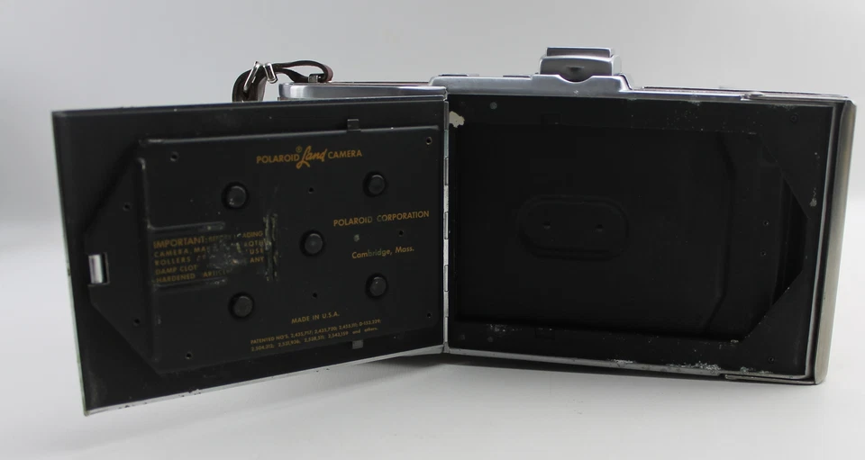*No probado* Artículo decorativo vintage de cámara terrestre Polaroid modelo 95 Foto 3 de 4