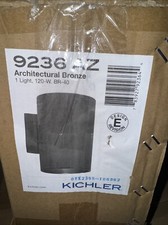 Kichler 9236 Bronze 1-Light 8" Outdoor Wall Light New Open Box