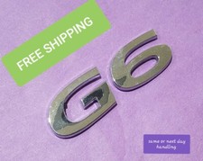 05 06 07 08 09 10 PONTIAC G6 REAR TRUNK LID EMBLEM LOGO BADGE SIGN SYMBOL lot#2