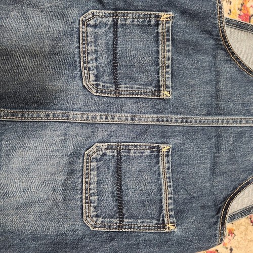Salopette Baby Gap vestito denim - taglia bambino 5 - Foto 3 di 5