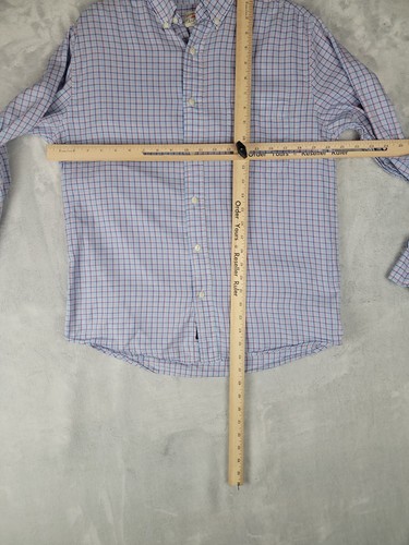 Faherty Movement Shirt Mens Small Cherry Hill Plaid Multicolor Huckleberry - Picture 13 of 14