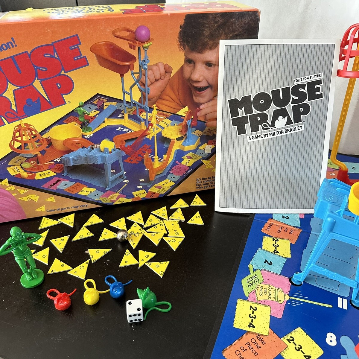 1986 VINTAGE Mouse Trap Game By Milton Bradley W/ GAME