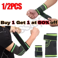 Elbow Sleeve Brace Wrap Wrist Band Brace Adjustable Support For Arthritis Pain