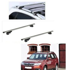 BARRE PORTATUTTO ALLUMINIO PER SUBARU FORESTER ANNO 1999 CON RAILS SERRATURE