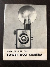 Vintage Sears & Roebuck Tower Box Camera Instructions