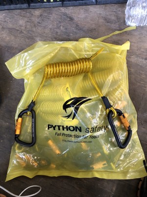 DBI SALA 1500064 Python Safety Hook2Hook Coil Tether 5 lb