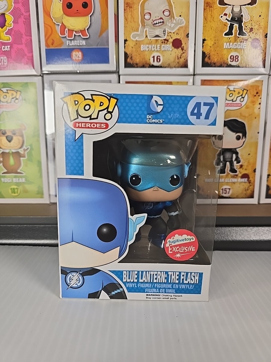 Funko Pop Blue Lantern: The Flash (com Protetor Incluso) - Dc Comics - #47