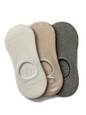 Three Pairs Ladies Trainer Invisible Socks