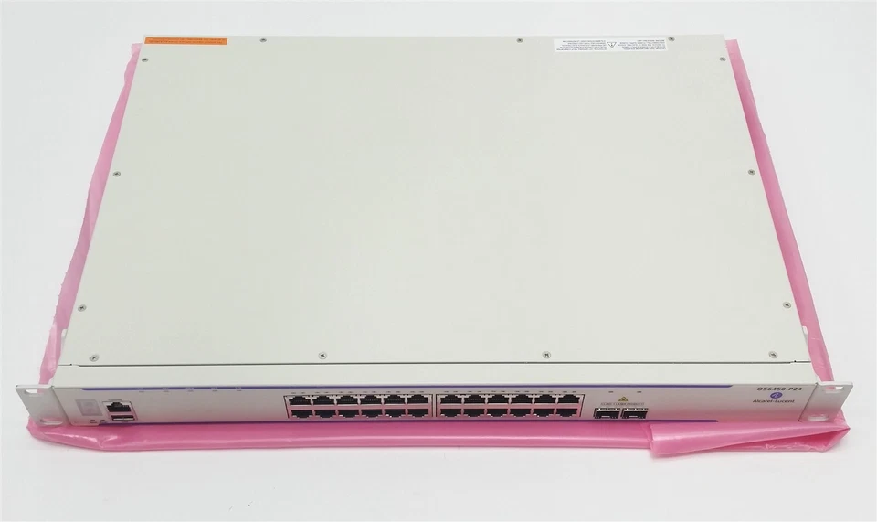 NUEVO CONMUTADOR OMNISWITCH GIGABIT 24 PUERTOS ETHERNET POE SFP ALCATEL LUCENT OS6450-P24 Foto 2 de 4