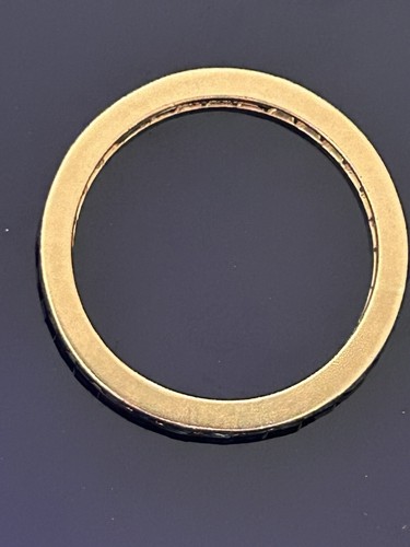 Tiffany & Co 18K Blue Sapphire Square Cut All Around Eternity Band Ring 1.80 TCW - Picture 14 of 24