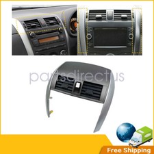 Center Dash Ac Outlet Air Vent Panel W Strip Trim For Toyota Corolla 2009-2013