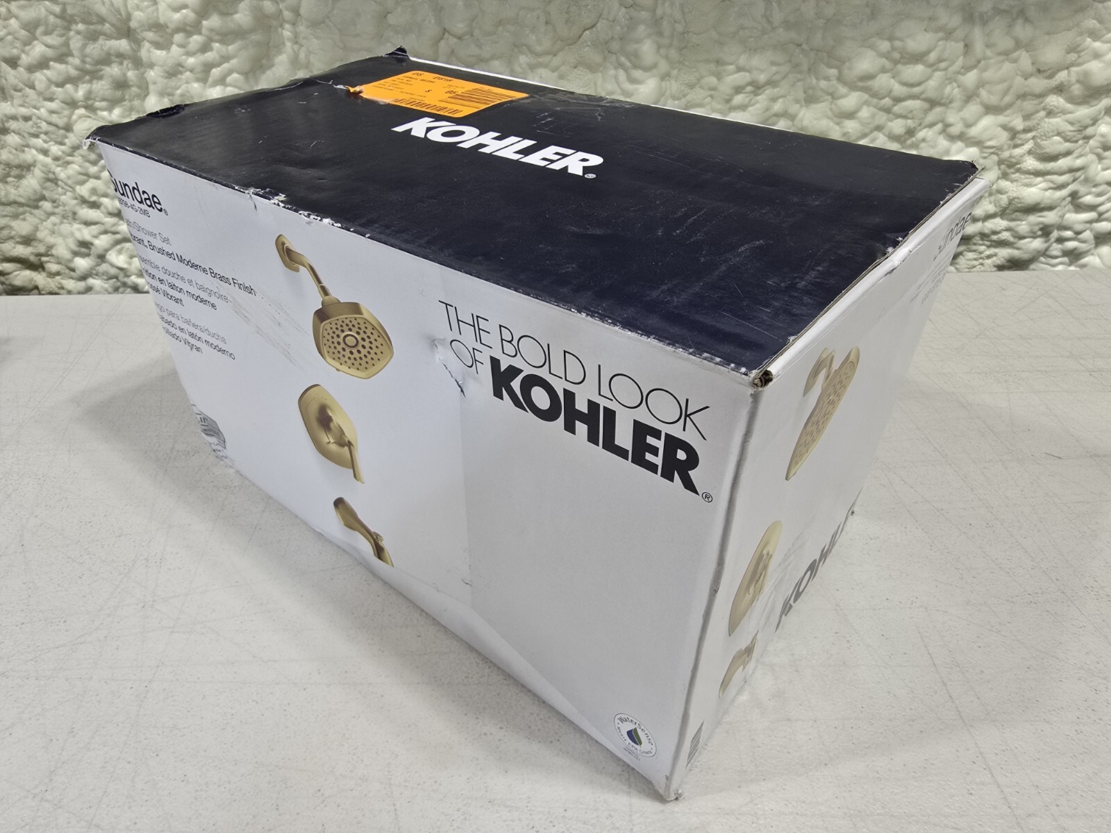 Kohler Sundae Tub & Shower Faucet with Valve Brushed Moderne Brass R28798-4G-2MB