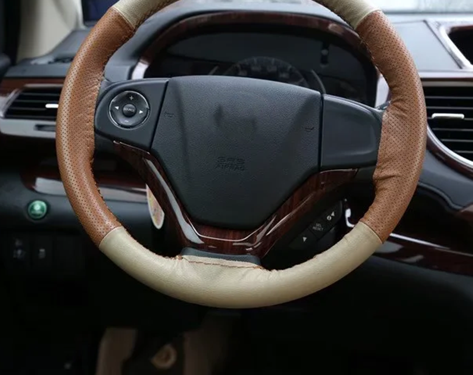 18PCS Peach wood grain Car Interior Kit Cover Trim For Honda CRV CRV