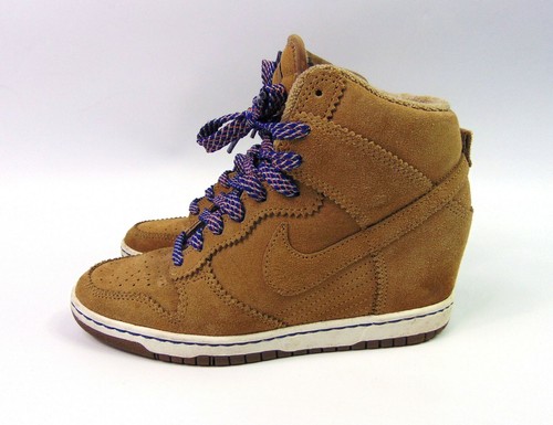 Nike Dunk Sky High Top Brown Suede 