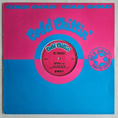 1995 - BIZ MARKIE - VAPORS (REMIX) / BAD BY MYSELF - COLD CHILLIN' REISSUE