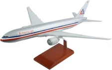 American Airlines Boeing 777-200 Old Livery Desk Display Model 1/100 SC Airplane