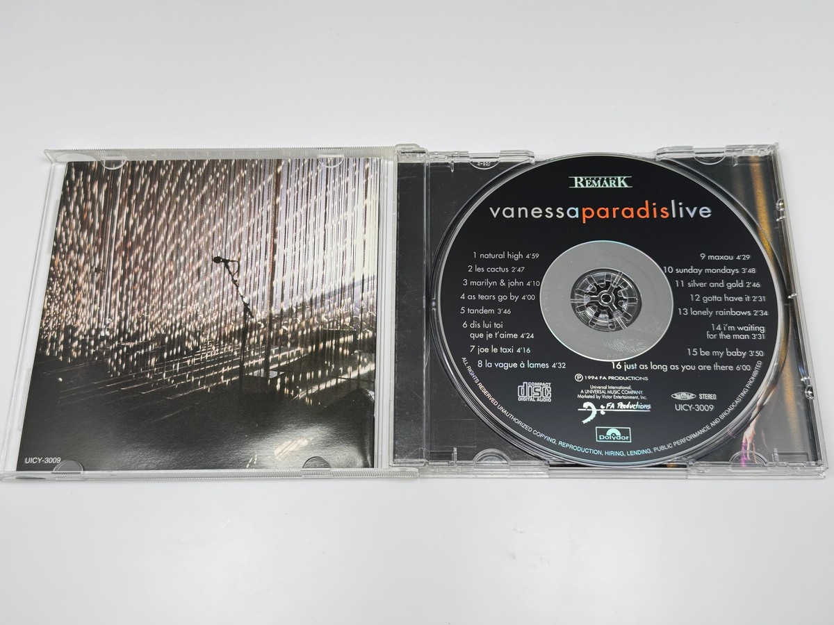 CD] Vanessa Paradis LIVE ～ Natural High Tour Japan Import | eBay