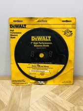 DeWalt DW4712 - 7" high Performance MASONRY SAW BLADE - 5/8" arbor - NEW NOS