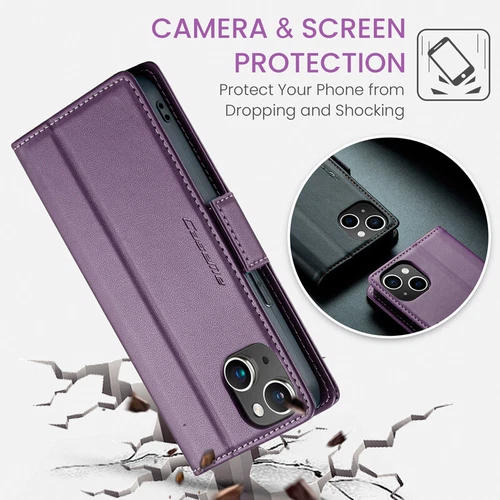 Pour iPhone 16/15/14/13/12/11 Pro Max Etui Portefeuille en Cuir Porte Carte - Zdjęcie 12 z 45