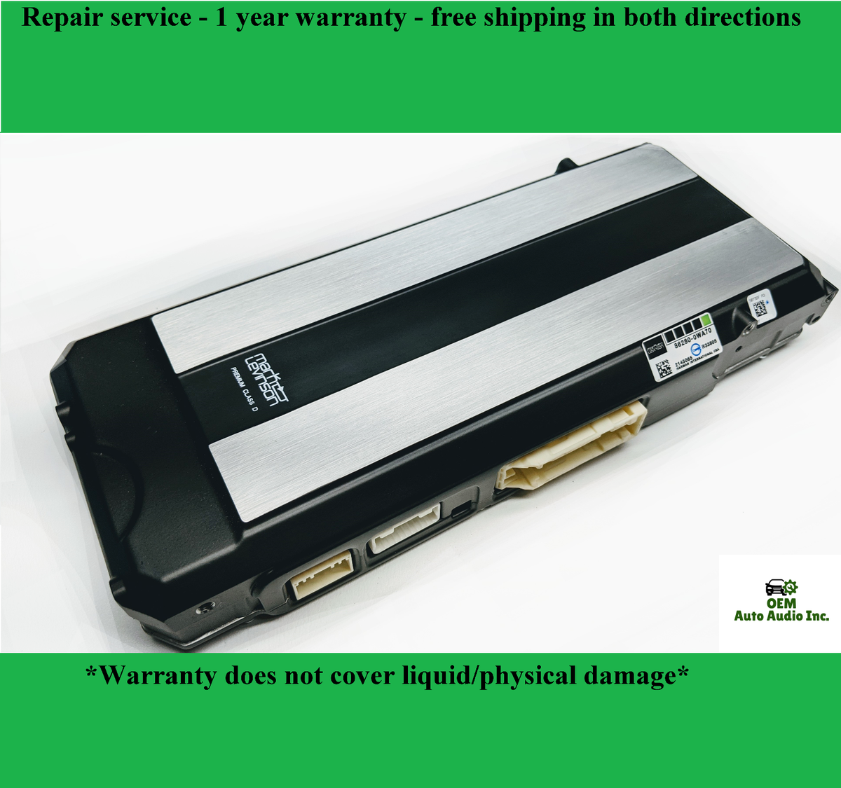 REPAIR SERVICE Mark Levinson 2013-2019 Lexus amplifier 1 year
