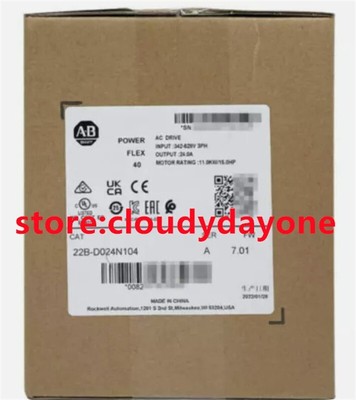 New Sealed Allen Bradley 22B-D024N104 SER A Powerflex AC Drive 15HP