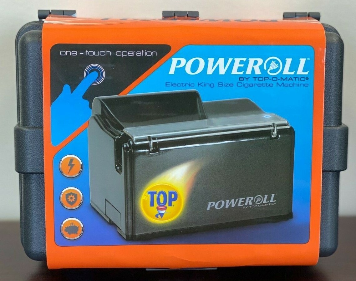 PoweRoll by TOP-O-Matic King Size Electric Cigarette Machine BOX