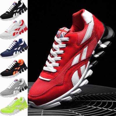 Men Running Shoes Outdoor Sneaker Blade Sneakers Breathable Lace Up Mesh Size 12