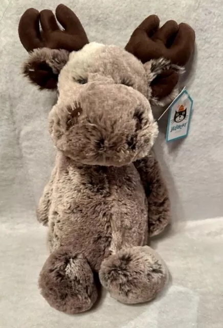 Jellycat Medium Bashful Marty Moose New with tags RETIRED