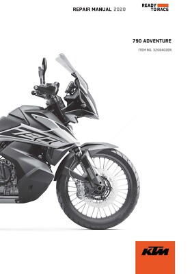 KTM Service Workshop Shop Manual Book 2020 790 Adventure US