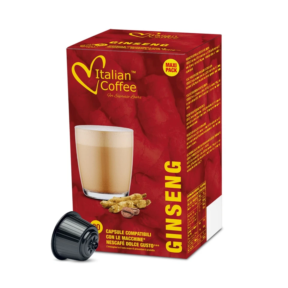 Italian Coffee 120 Capsule Compatibile con Nescafé Dolce Gusto