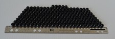 Misc Item-Glass Marbles-Black Marbles-185 total