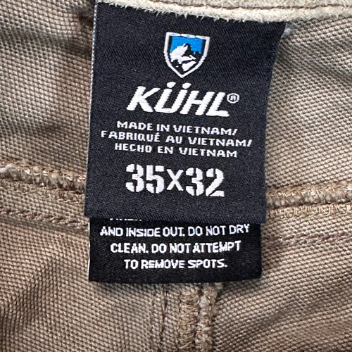 Kuhl Pants Mens 34x32 The Law Jeans Brown Work Hike Durable Outdoors - Picture 7 of 12