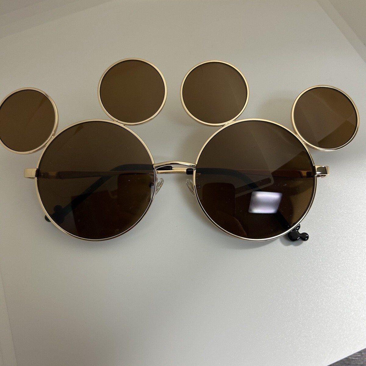 Japan Tokyo Disney Resort Disneyland Park Sunglasses Mickey Mouse Brown/Gold NWT Tokyo Disney Resort Mickey Mouse Fashion Sunglasses  main image 3