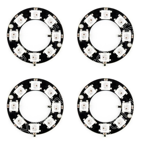 8 12 16 24-Bit WS2812 5050 Built-in RGB Integriert Drivers RGB LED Ring Panel - Bild 14 von 20